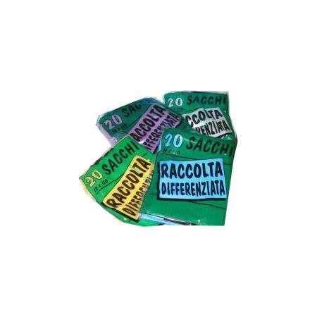 SACCHI GRIGI DIFFERENZIATA 70X110 PZ.20